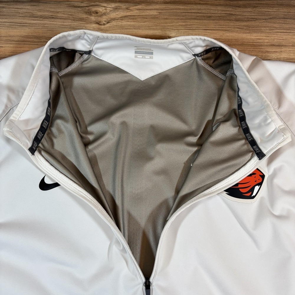 Nike Oregon State Beavers Mens 3XL 1/4 Zip Short Sleeve Windbreaker Pullover - Picture 8 of 16
